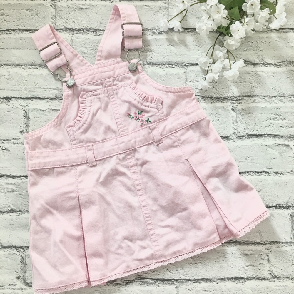 Pink Overall Dress